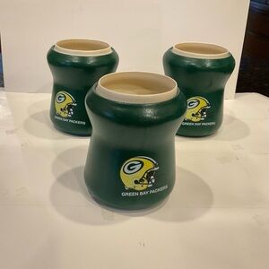 3 VINTAGE GREEN BAY PACKERS KOOZIES